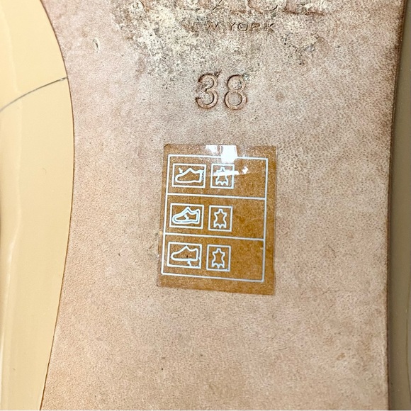 Coach Wilma Patent Leather Flats Light Camel - Picture 12 of 15